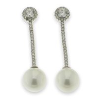 Orecchini Domar Gioielli Donna Orecchini perle argento 925 in Argento Cubic Zirconia EPB093073